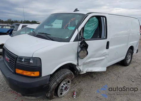 2023 GMC Savana Cargo Rwd 2500 Regular Wheelbase Work Van from USA, damaged, VIN 1GTW7AFP7P1227786